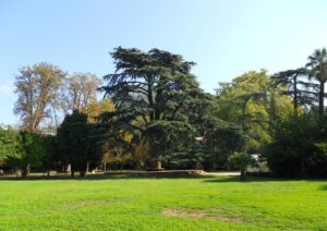Parc naturel et familial du Jardin départemental du Las à Toulon, idéal pour une sortie avec enfants et poussettes.