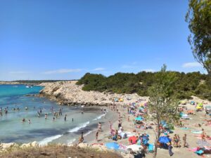 Plage de la Saulce Martigues, plage familiale de sable