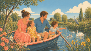 Famille en balade dans le marais poitevin en Vendée pour la Journée internationale des familles - idées activités 85 2026