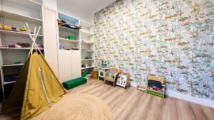 Belliccino Café café poussette avec salle de jeux enfants