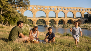 Famille avec enfants en sortie dans le Gard, guide Parent Cool