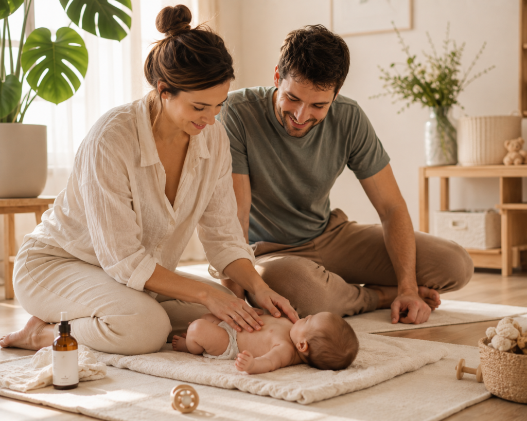 Activité parent bébé dans les Alpes-Maritimes