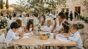 nimation enfants pendant un mariage en PACA