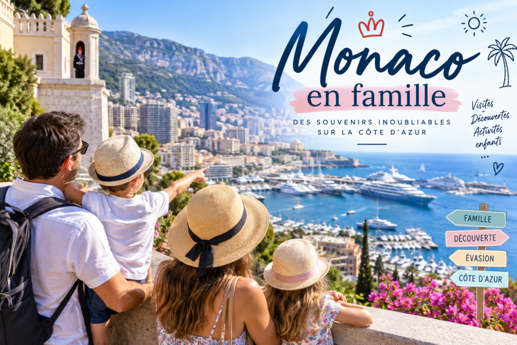 Monaco en famille avec des enfants lors d’une sortie sur la Côte d’Azur