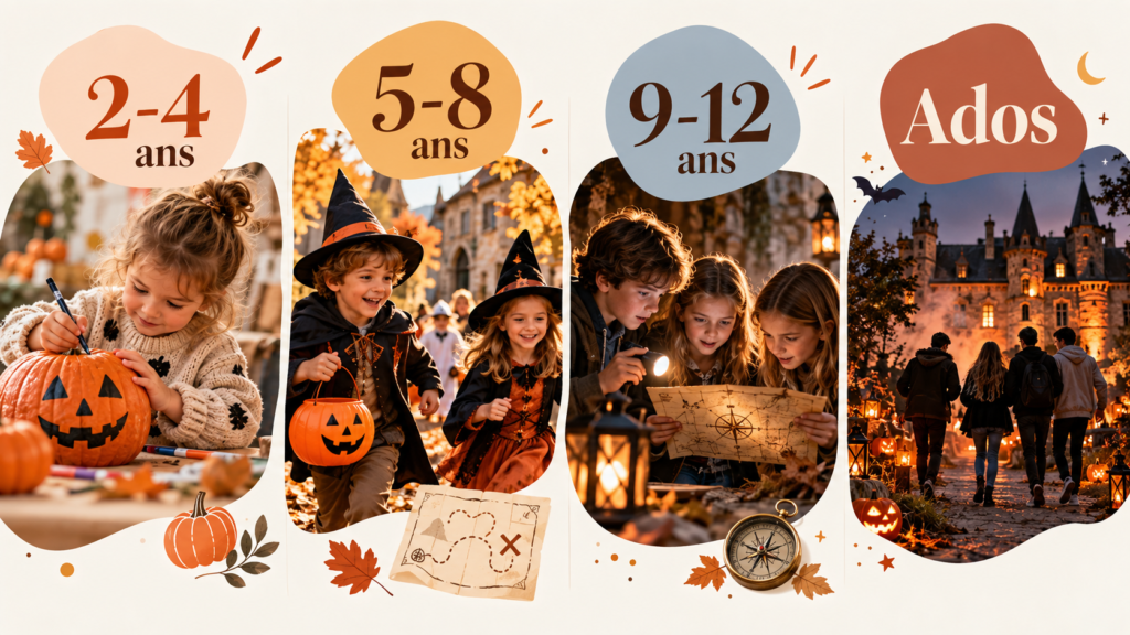 Idées d'activités Halloween pour enfants selon leur âge