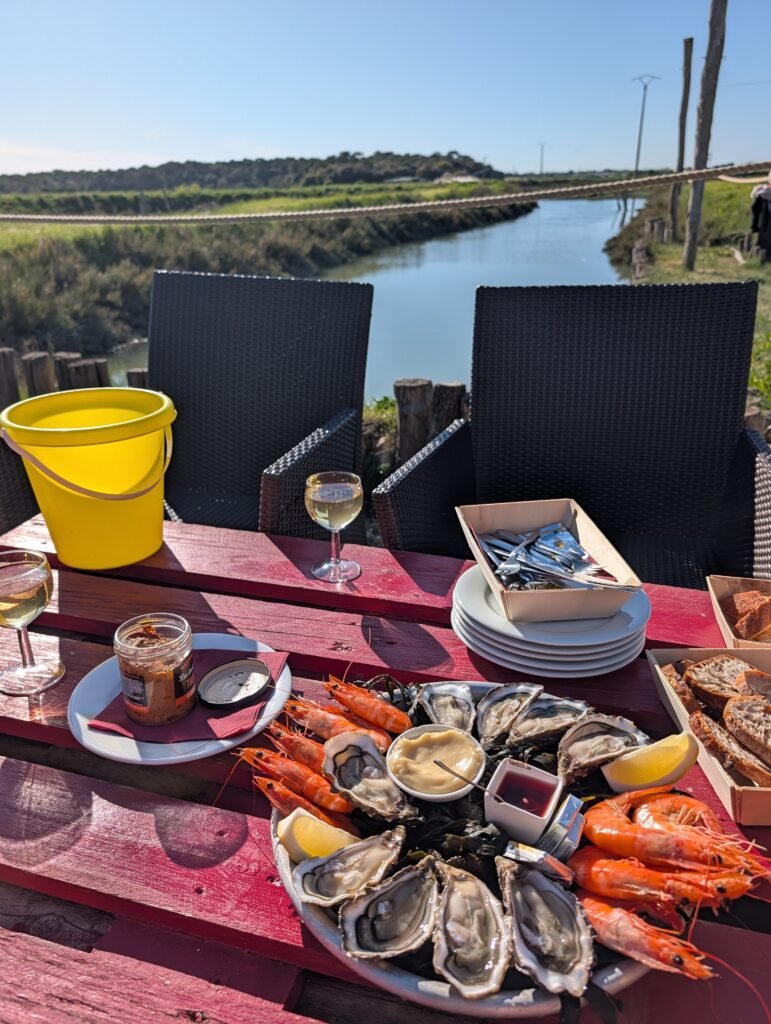 Port ostréicole de la Guittière à Talmont-Saint-Hilaire en Vendée