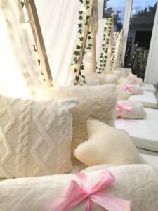 pyjama party enfants avec tentes décorées Dream Parties pour anniversaire enfant